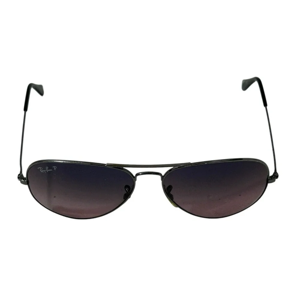 Ray Ban Aviator Large Metal RB3025 58mm Italy Polarized 3P Sunglasses w/Case